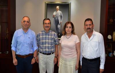 DEMİRSPOR YÖNETİMİ BAŞKAN ATAÇ'I ZİYARET ETTİ