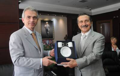 ALMAN HEYET TEPEBAŞI'NI ZİYARET ETTİ