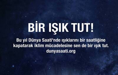 TEPEBAŞI DÜNYA SAATİ'NE BU YILDA DESTEK VERECEK