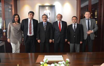 TÜM BEL SEN ATAÇ'I ZİYARET ETTİ 