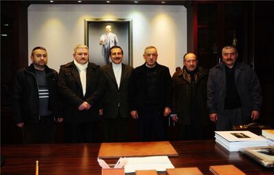 ULUDERELİLER BAŞKAN ATAÇ’I ZİYARET ETTİ