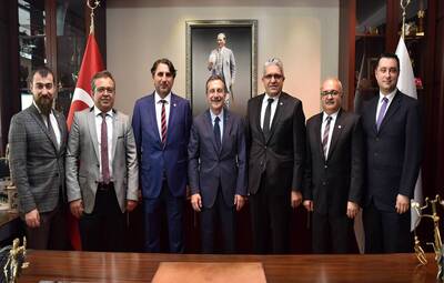 EOSB'DEN BAŞKAN ATAÇ'A ZİYARET