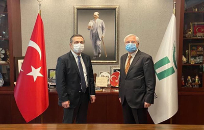 KÖSTEBEKCİ'DEN BAŞKAN ATAÇ'A ZİYARET