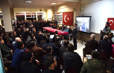 BAŞKANLAR SAMSUNLULAR İLE BULUŞTU