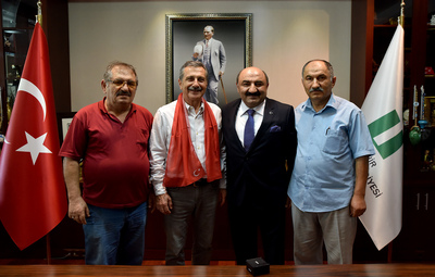 ALAATTİN ÇOBAN'DAN BAŞKAN ATAÇ'A ZİYARET