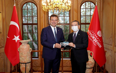 BAŞKAN ATAÇ İBB BAŞKANI İMAMOĞLU İLE BULUŞTU