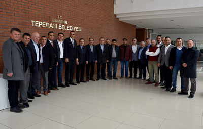 SENDİKACILARDAN BAŞKAN ATAÇ'A ZİYARET