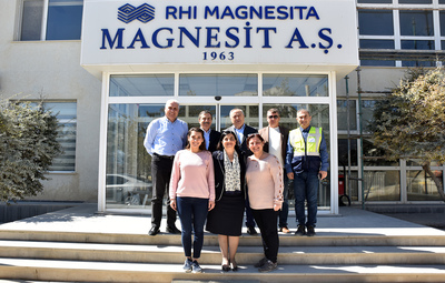 BAŞKAN ATAÇ'TAN MAGNEZİT A.Ş.'YE ZİYARET