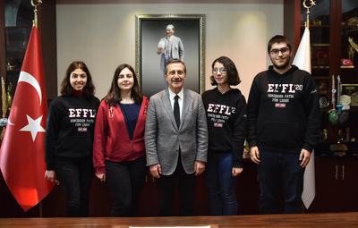 TÜRKİYE ÖĞRENCİ SENATOSU'NDAN ATAÇ'A ZİYARET