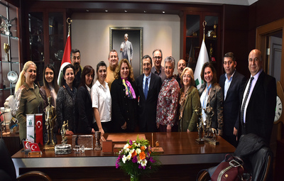 CHP TEPEBAŞI TEŞKİLATINDAN ATAÇ'A ZİYARET
