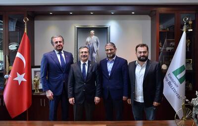 ESOK'TAN BAŞKAN ATAÇ'A ZİYARET