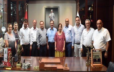 YÖRÜKLERDEN BAŞKAN ATAÇ'A ZİYARET