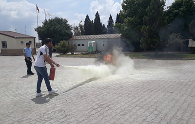TEPEBAŞI PERSONELİNE TEMEL YANGIN GÜVENLİĞİ EĞİTİMİ