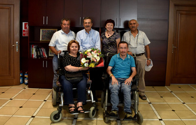 SAKATLAR DERNEĞİ'NDEN ATAÇ'A ZİYARET