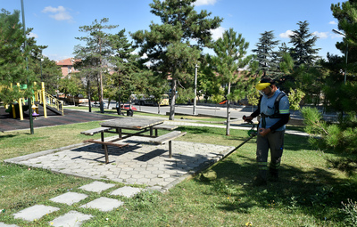 TEPEBAŞI'NDA PARKLAR GÖZ ALIYOR