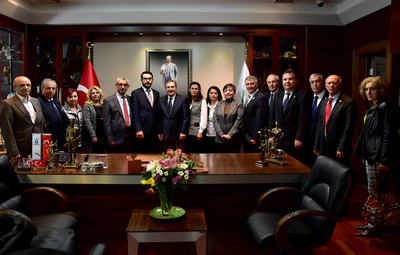 İYİ PARTİ TEPEBAŞI İLÇE BAŞKANLIĞI ATAÇ'I ZİYARET ETTİ