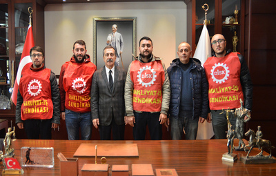 NAKLİYAT-İŞ'TEN BAŞKAN ATAÇ'A ZİYARET