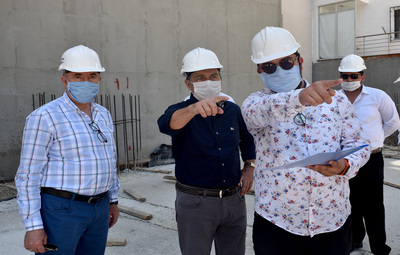 BAŞKAN ATAÇ ERKEN ÇOCUKLUK EĞİTİM MERKEZİ İNŞAATINI İNCELEDİ