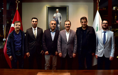 ÖZEL ÜMİT HASTANESİ'NDEN ATAÇ'A ZİYARET