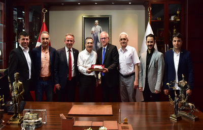 BAŞKAN ATAÇ'A ZİYARETLER SÜRÜYOR