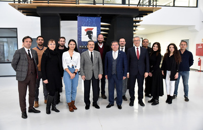 BAŞKAN ATAÇ ICI TEKNOLOJİ'Yİ ZİYARET ETTİ