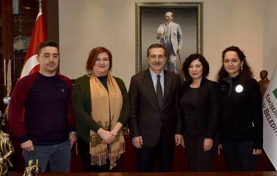 SAĞLIK ÇALIŞANLARINDAN ATAÇ'A ZİYARET