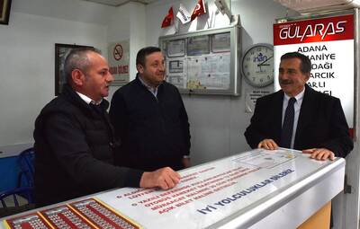 BAŞKAN ATAÇ'TAN OTOGAR ZİYARETİ