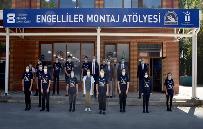 ESOGÜ'DEN ENGELLİLER MONTAJ ATÖLYESİ'NE EĞİTİM DESTEĞİ