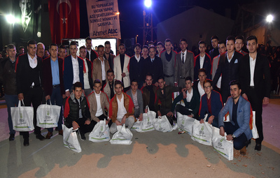 BAŞKAN ATAÇ 36 GENCİ ASKERE UĞURLADI