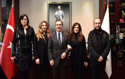 MİMARLARDAN BAŞKAN ATAÇ'A ZİYARET