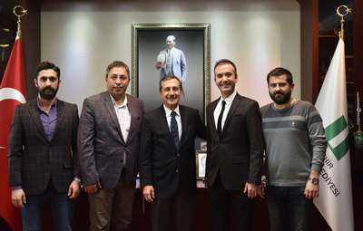 ECZACILARDAN BAŞKAN ATAÇ'A ZİYARET