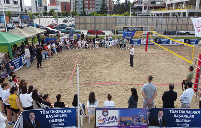 PLAJ VOLEYBOLU FESTİVALİ BAŞLADI