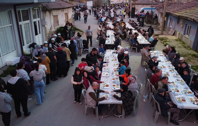 ÇUKURHİSARLILAR AYNI SOFRADA BULUŞTU