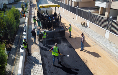 TEPEBAŞI'NDA ÜSTYAPI ÇALIŞMALARI ARALIKSIZ SÜRÜYOR