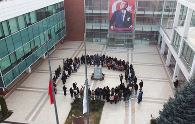 TEPEBAŞI'NDAN ATA'YA SAYGI DURUŞU