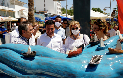 ESKİŞEHİR TOPRAĞI BODRUM'DA SANATA DÖNÜŞTÜ