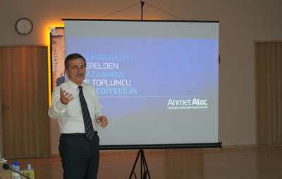 BAŞKAN ATAÇ TEPEBAŞI'NIN ÖRNEK PROJELERİNİ ANLATTI