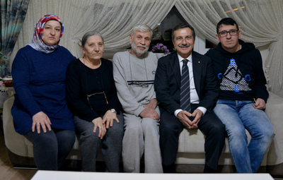 BAŞKAN ATAÇ EV ZİYARETLERİNİ SÜRDÜRÜYOR