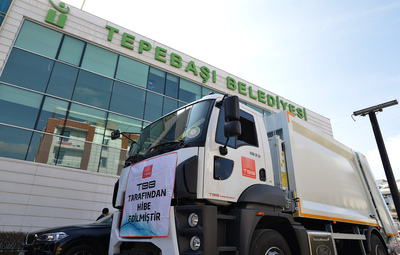TEMİZLİK ARAÇLARI FİLOSUNA BİR KAMYON DAHA