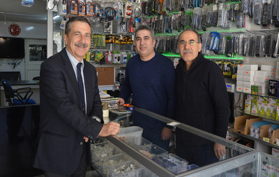 ATAÇ'TAN SAKARYA CADDESİ ESNAFINA ZİYARET