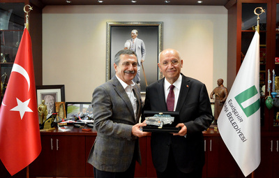 YENİMAHALLE BELEDİYE BAŞKANI YAŞAR'DAN ATAÇ'A ZİYARET