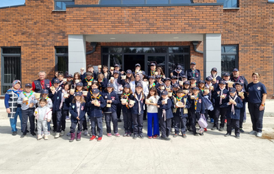 MİNİK İZCİLER RATTAN BAMBU İLE SEPET YAPTI