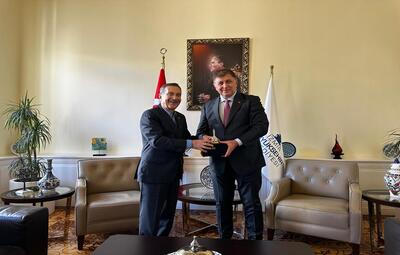 BAŞKAN ATAÇ'TAN BAŞKAN TUGAY'A ZİYARET