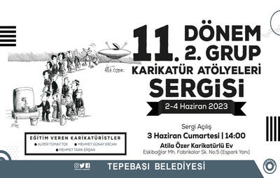 ÇOCUK KARİKATÜRİSTLERİN ESERLERİ GÖRÜCÜYE ÇIKIYOR