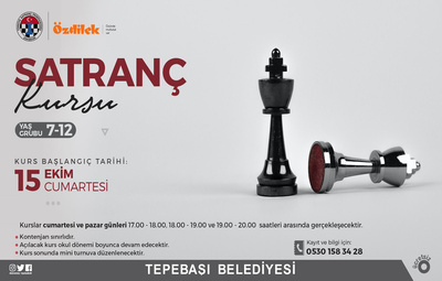 7-12 YAŞ GRUBU İÇİN SATRANÇ KURSU BAŞLIYOR