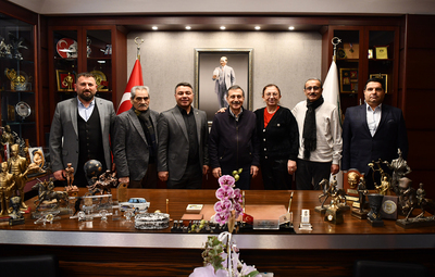 HACI BEKTAŞ VELİ DERNEĞİNDEN BAŞKAN ATAÇ'A ZİYARET