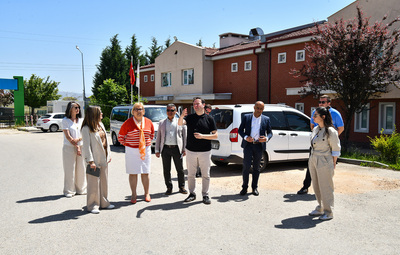 KARABAĞLAR BELEDİYESİ HEYETİ TEPEBAŞI'NIN PROJELERİNİ İNCELEDİ