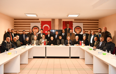 BAŞKAN ATAÇ'TAN DOST DERNEKLER FEDERASYONU'NA ZİYARET