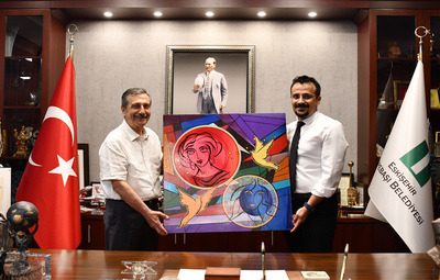 RESSAMLARDAN BAŞKAN ATAÇ'A TEŞEKKÜR