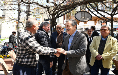 BAŞKAN ATAÇ SİVRİHİSAR'DA VATANDAŞLAR İLE BULUŞTU